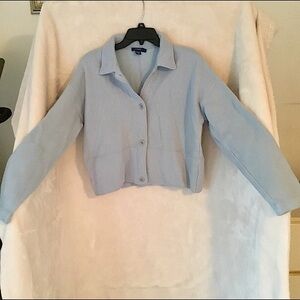 J Crew button down sweater.  L  🌟🌟🌟HOST PICK 🌟🌟🌟